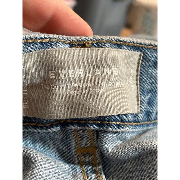 Everlane The Curvy 90s Cheeky Straight Jeans size 28 Crop - Picture 7 of 9